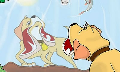 Resultado de imagem para livro de fabula o cachorro e a carne