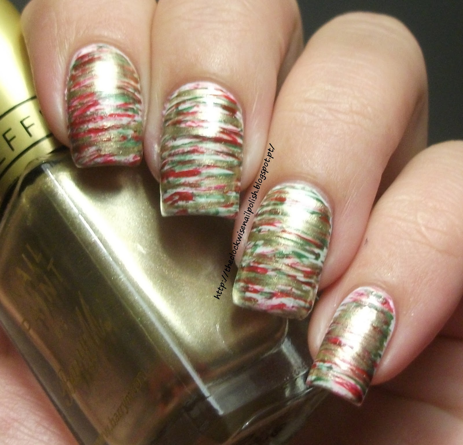 The Clockwise Nail Polish Striping Manicure & Tutorial & Born Pretty