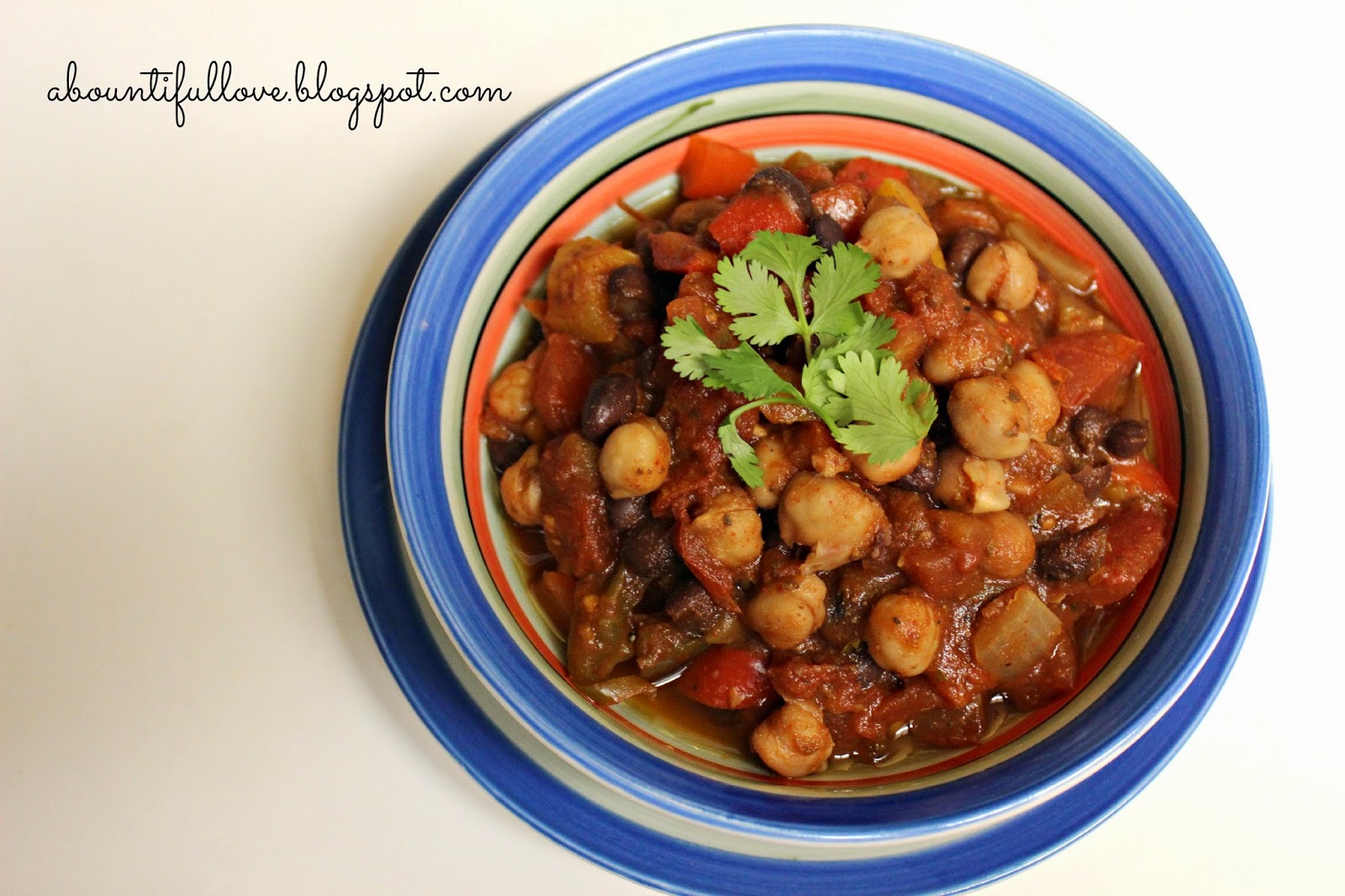 Slow Cooker Garbanzo Chili A Bountiful Love