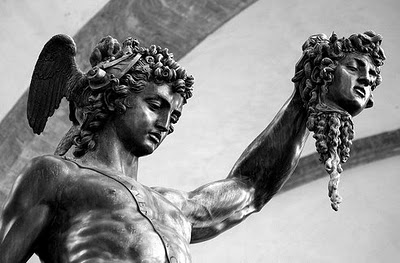 Perseo con la cabeza de Medusa.