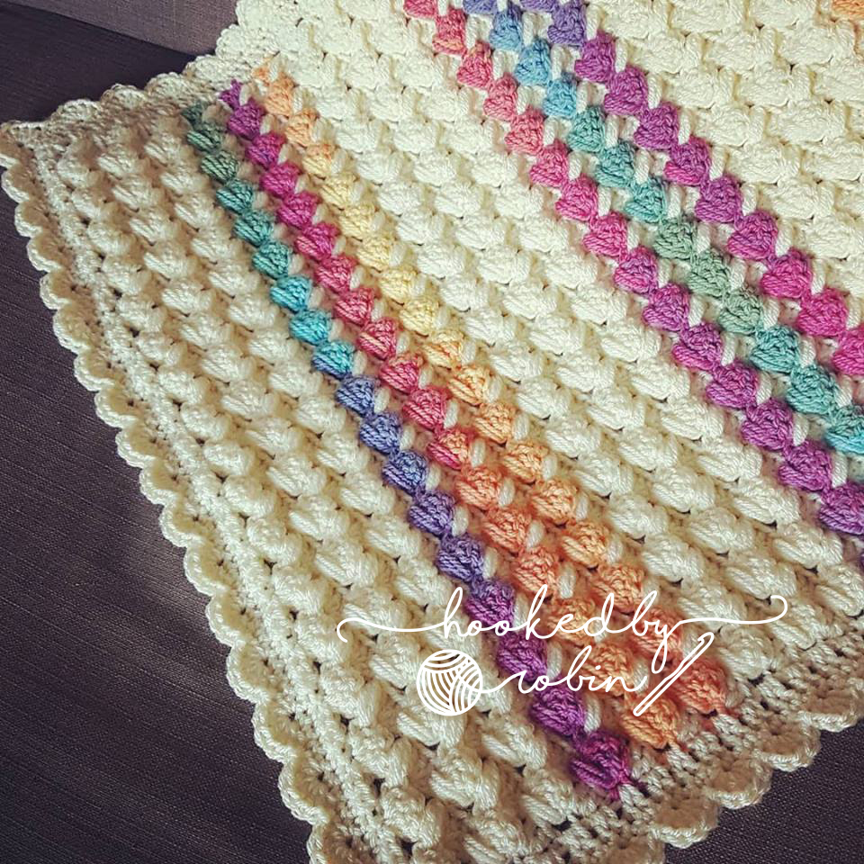 bubble crochet blanket