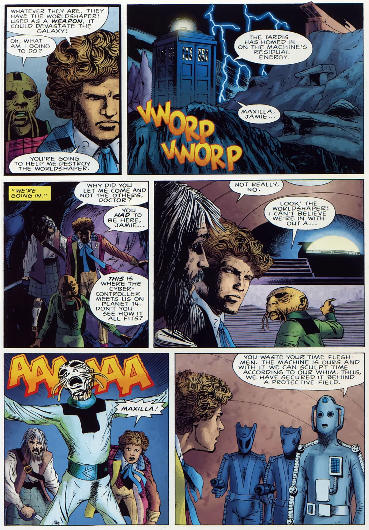 Read online Grant Morrison's Doctor Who comic -  Issue #2 - 19
