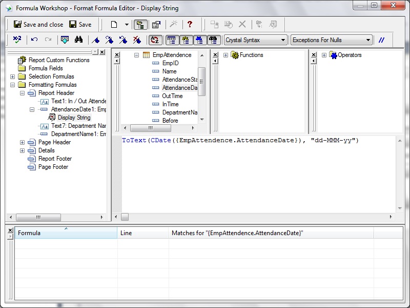 Sudhir Singh How To Change Date Format In Crystal Report