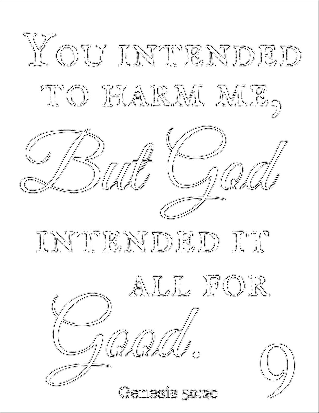 The Prudent Pantry: Jesse Tree Scripture (printable + coloring page), Day 9