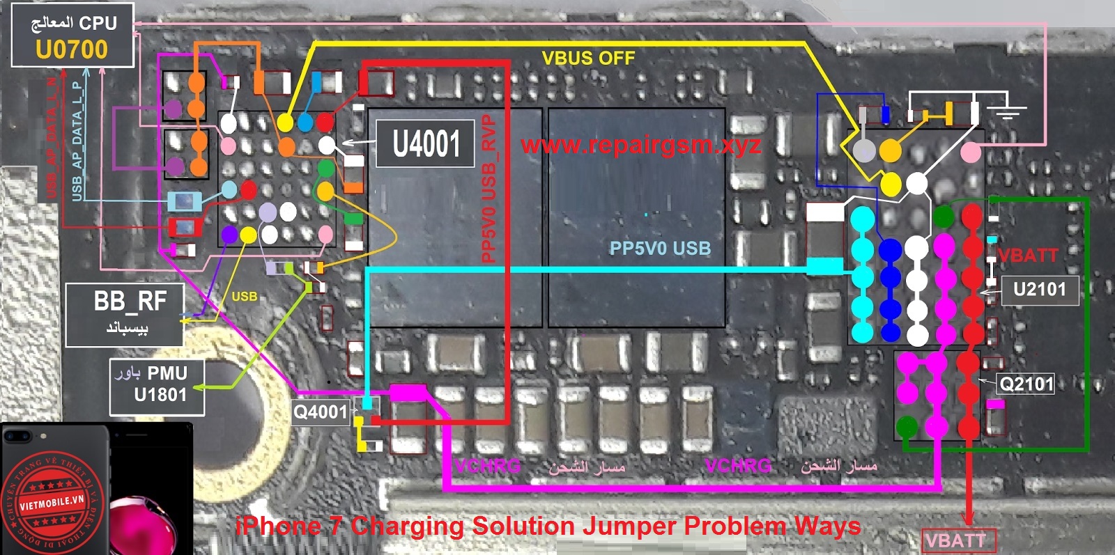 iPhone 7 Charging Solution Jumper Problem Ways