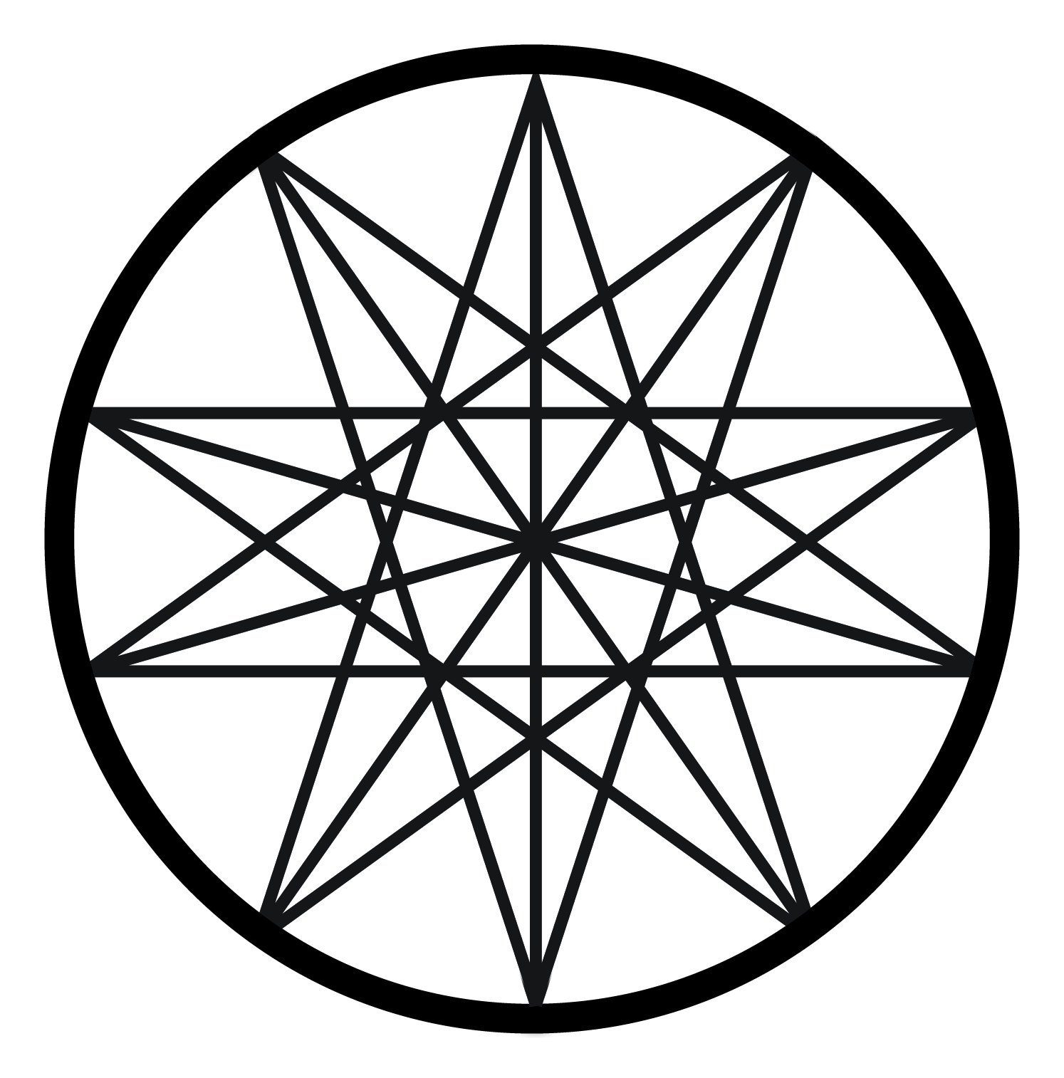 Круг внутри звезда. Сакральная геометрия октаграмма. Пентаграмма в круге. Звезда в круге. Звезда в круге символ.