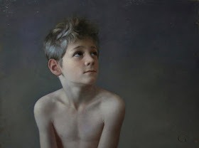 03-Boy-David-Gray-Lost-in-Thought-Realistic-Oil-Paintings-www-designstack-co