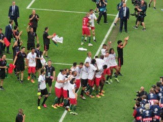 Portugal win Euro 2016, Paris, France.