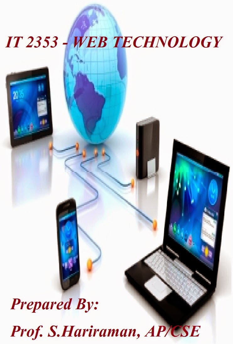 it2353 web technology lecture notes