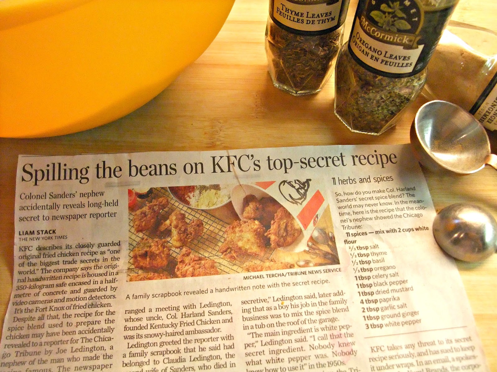 Susan's SavourIt! TopSecret KFC Original Recipe Revealed?...