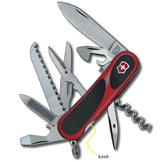 Lock-Blade Swiss Army Knife