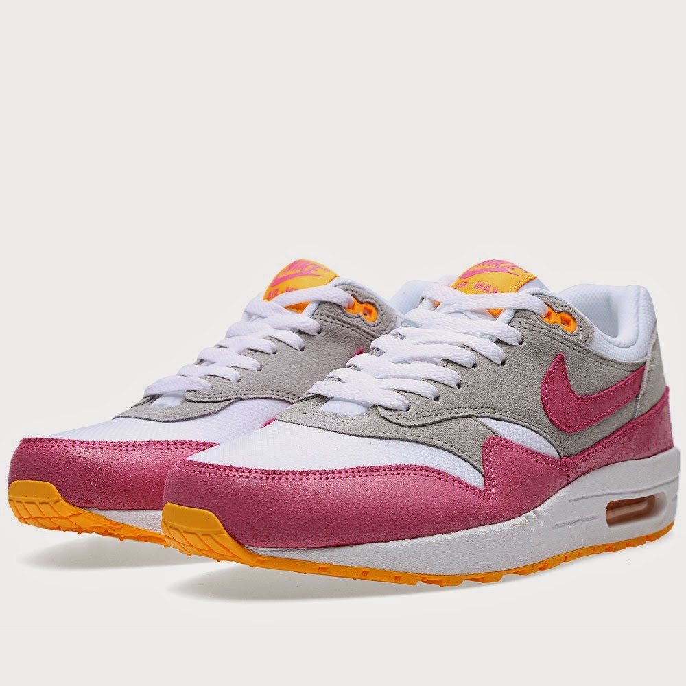 Nike Air Max 1 Essential Weiss & Pink Glow