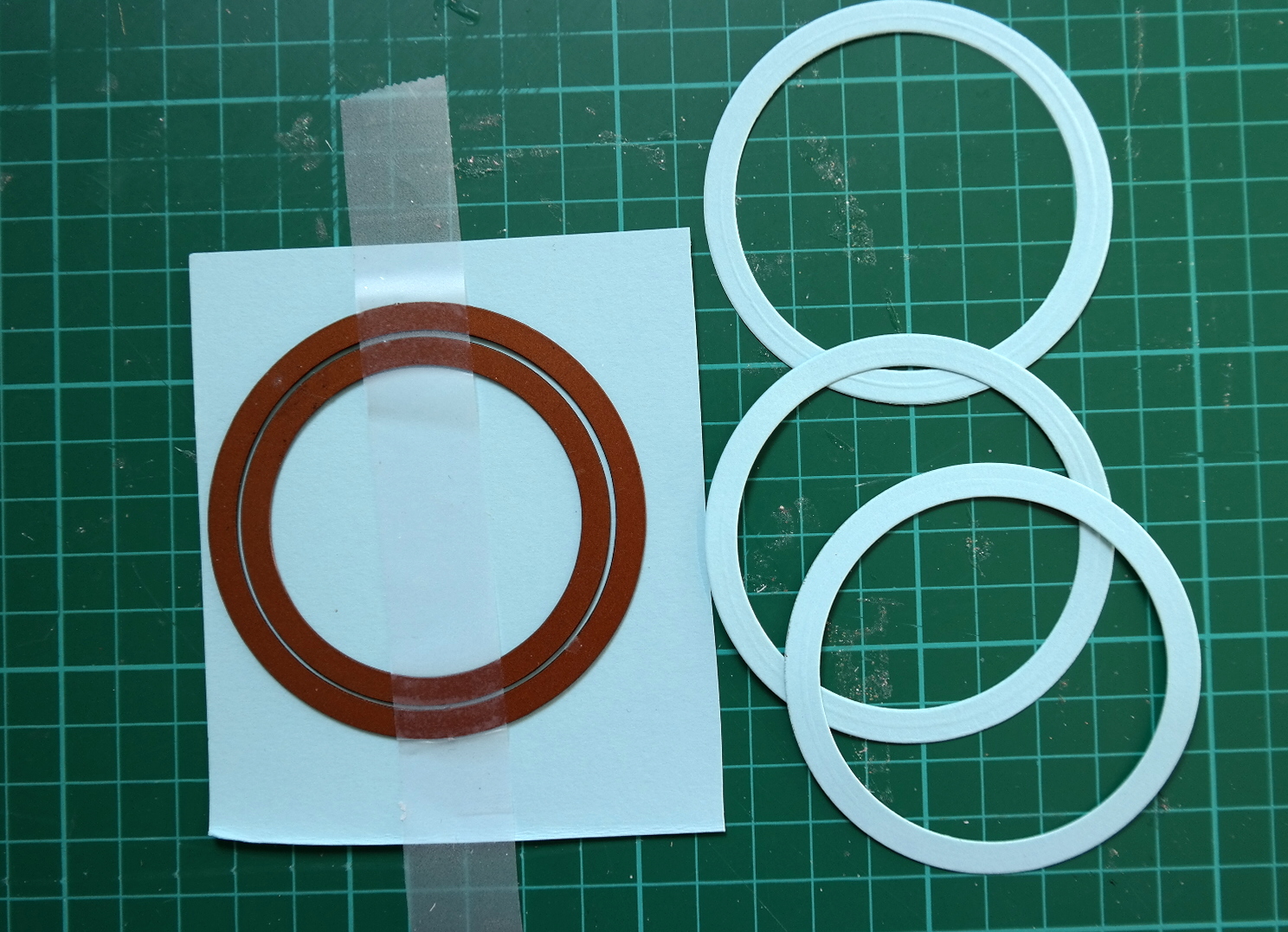 Flowers, Ribbons and Pearls Tuesday Tutorial Circle Dies and Parchment