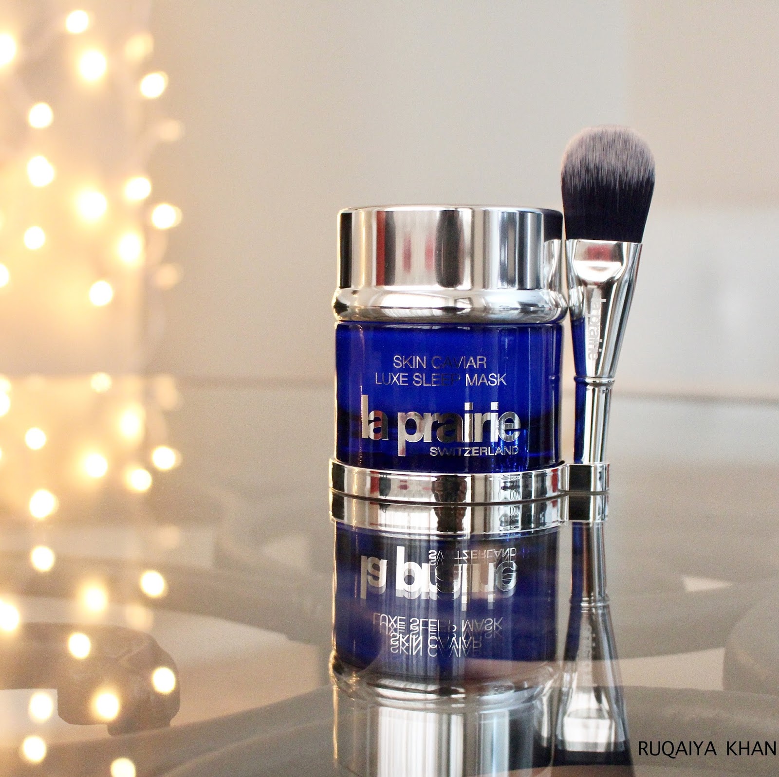 Ruqaiya Khan LA PRAIRIE Skin Caviar Luxe Sleep Mask Review