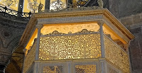 Ayasofya Camisindeki hünkar mahfili