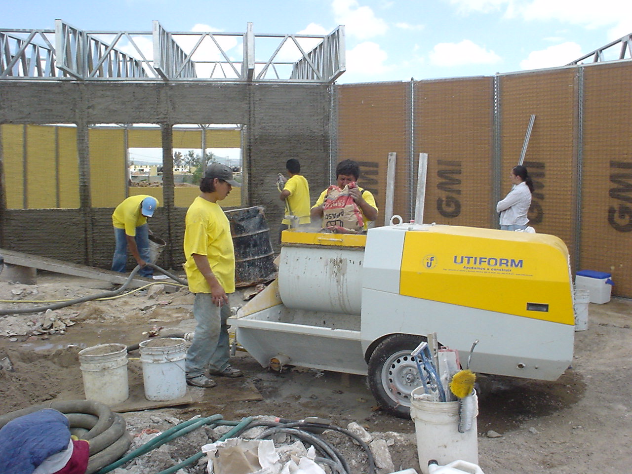 Sistema Para Proyectar Hormigon A Alta Presion