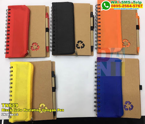 Block Note Resleting Dengan Pen