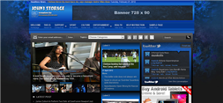 Johny Storage Dark Blogger Template