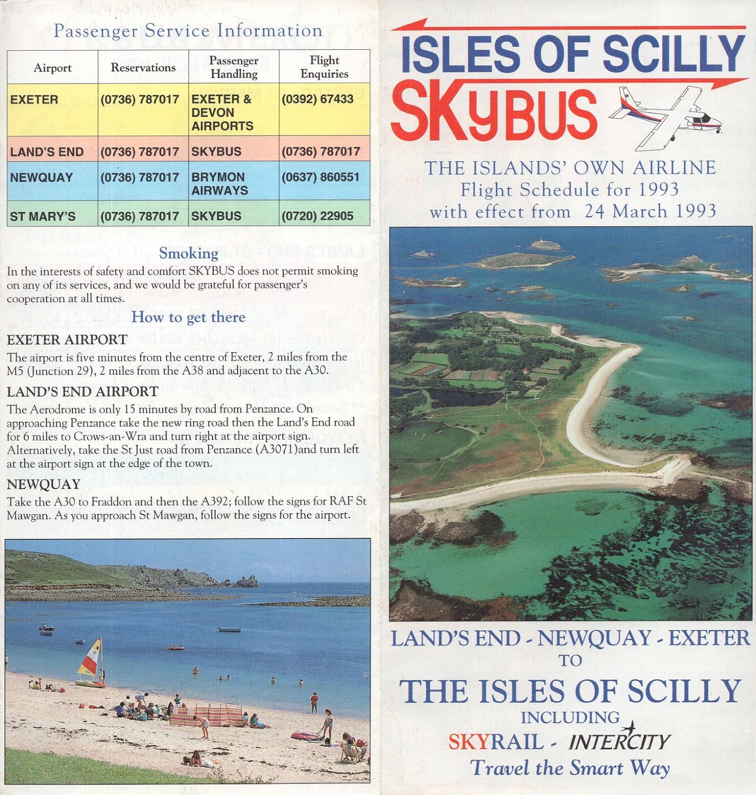 Airline memorabilia Isles of Scilly Skybus (1993)