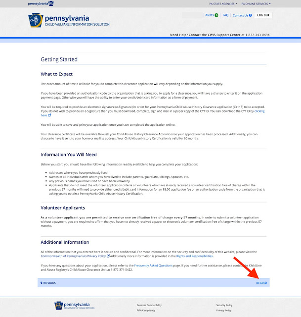 Child Protection Compliance Pennsylvania Child Abuse History Clearances