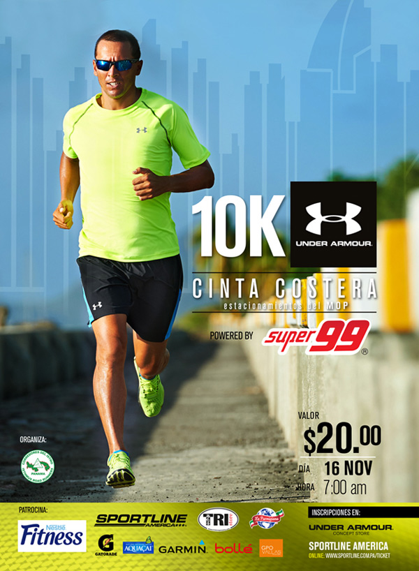 10 Km UNDER ARMOUR RUNNING IN PANAMA