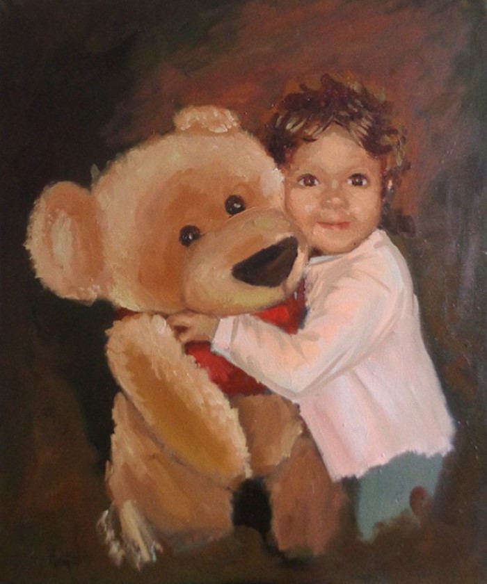 Британский художник. Anna Menguit Британский художник