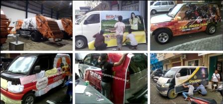 Sticker Mobil Bekasi Huruf Timbul Surabaya