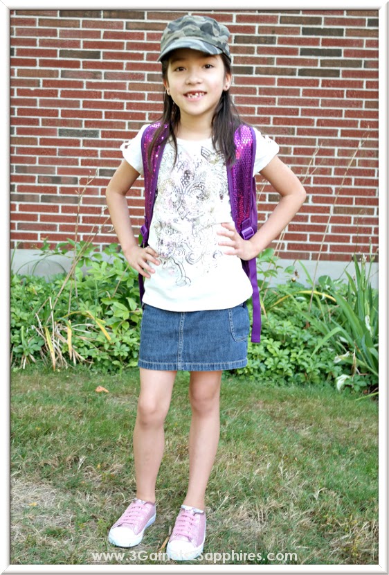 First day of school Bongo graphic tee and hat set from Schoola