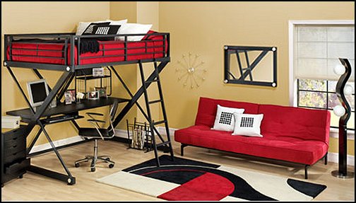 New York Style loft living - modern contemporary decorating ideas - mod retro style furnishings New York Style loft living - modern contemporary decorating ideas - mod retro style furnishings - modern contemporary decor Cityscapes