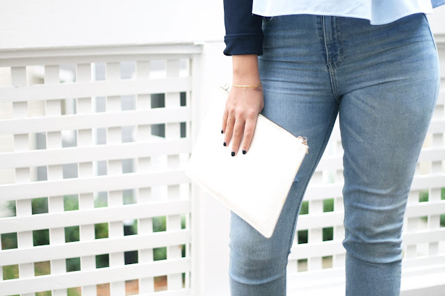 blue washed denim, urban outfitters, girlfriend jeans