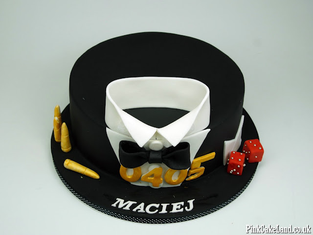 James Bond Birthday Cake London