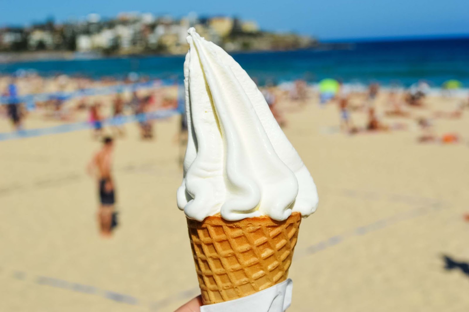 ice-cream at bondi beach