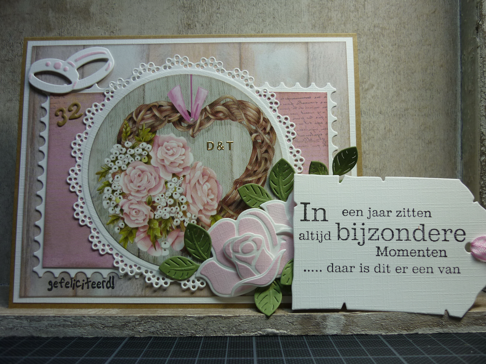 Eri's Kaartenblog!!: 32 jaar Getrouwd!!