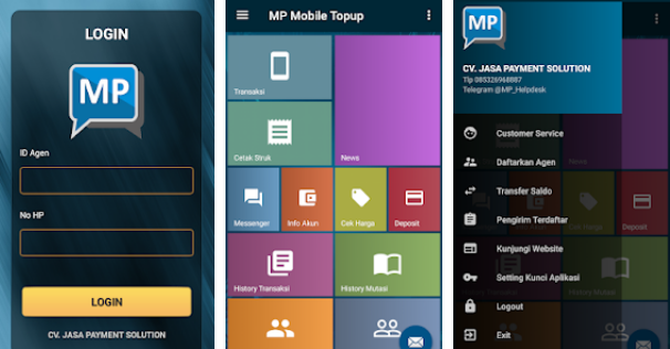 Morena Pulsa, Download Aplikasi Android MP Mobile Topup