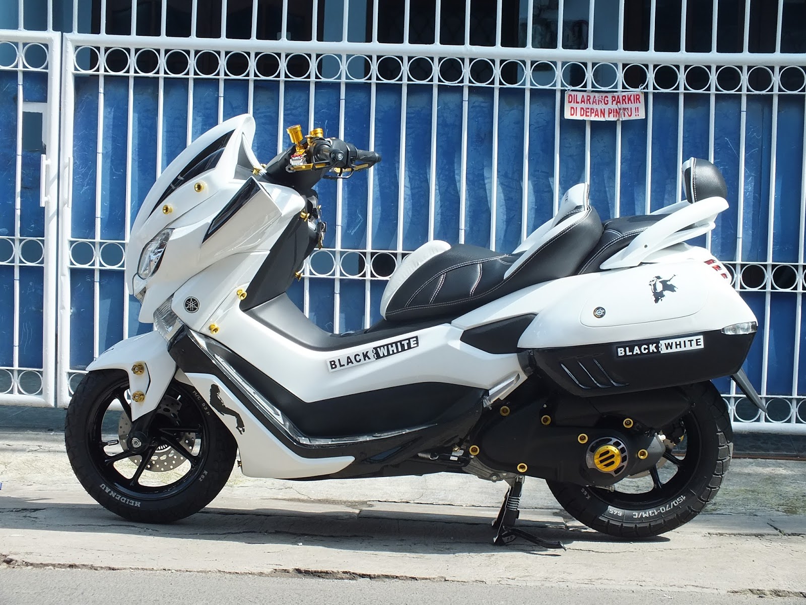 Kumpulan 58 Modifikasi Yamaha Nmax White Terbaik Gendoel Motoer