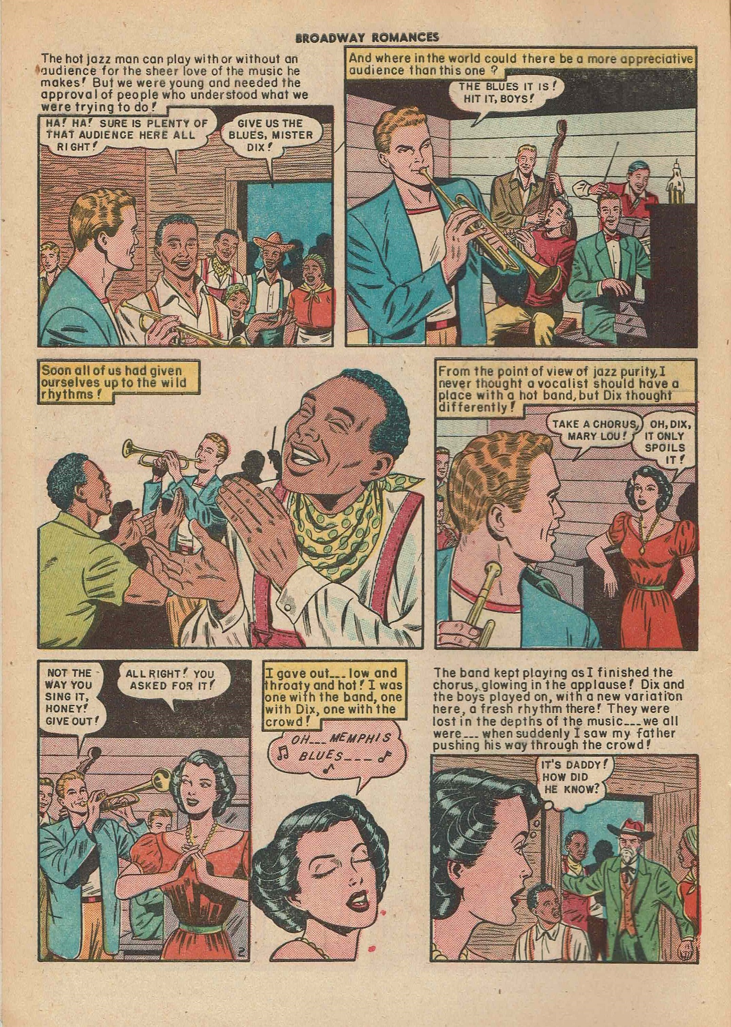 Read online Broadway Romances comic -  Issue #3 - 4