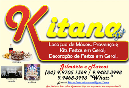 KITANA FEST - DECORAÇÕES EM GERAL, LOCAÇÃO DE MÓVEIS PROVENÇAIS E UTENSÍLIOS, BOLOS DECORADOS...