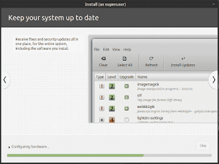 Linux Mint 19 Tara installation slide show keep system uptodate Linux Mint 19 Tara installation slide show keep system uptodate