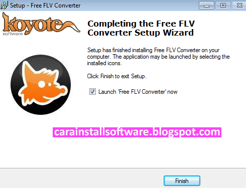 Cara Instal Free FLV Converter Cara Instal Free FLV Converter