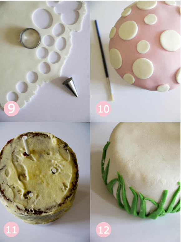 Pixie Fairy Party Ideas: How to Make a Toadstool Birthday Cake - BirdsParty.com