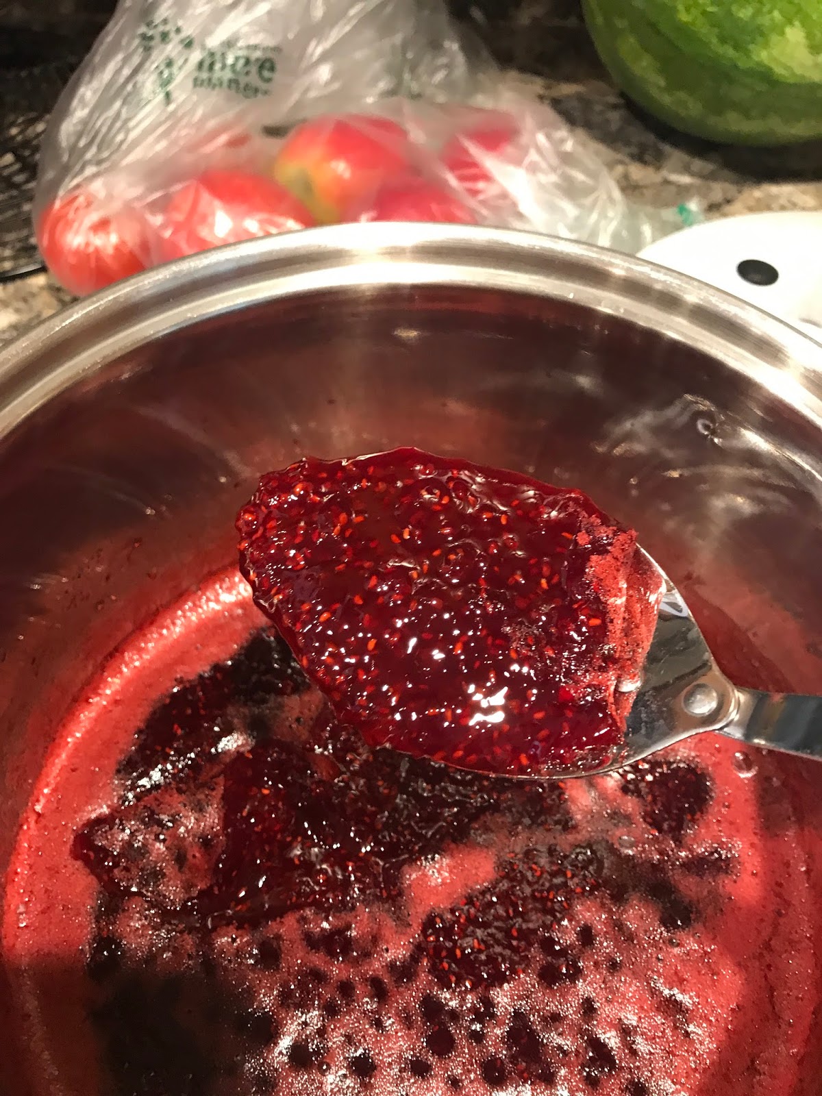 Five Idaho Boys Raspberry Jam (Pectin Free, Reduced Sugar)