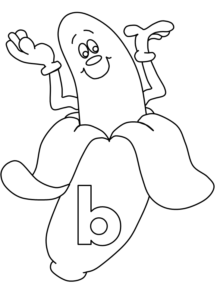 b printable coloring pages - photo #17