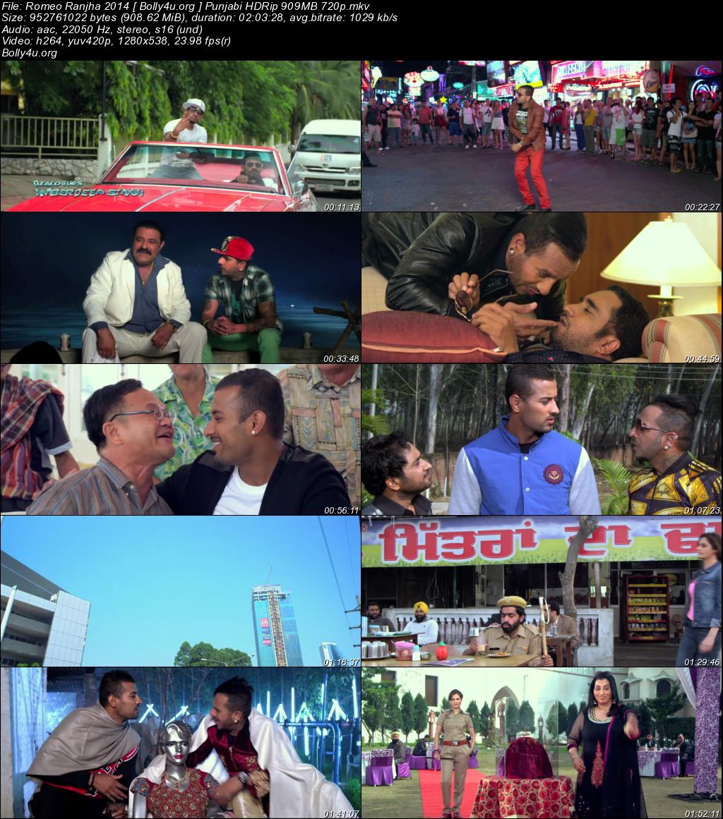 Romeo Ranjha 2014 HDRip 900MB Punjabi 720p Download