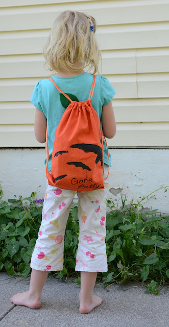 DIY No-Sew Pumpkin Backpack
