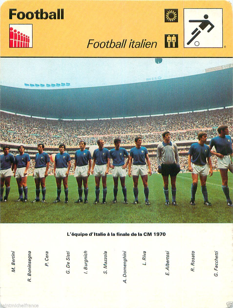 Football Yesterday & Today Le Football Italien (Fiche)