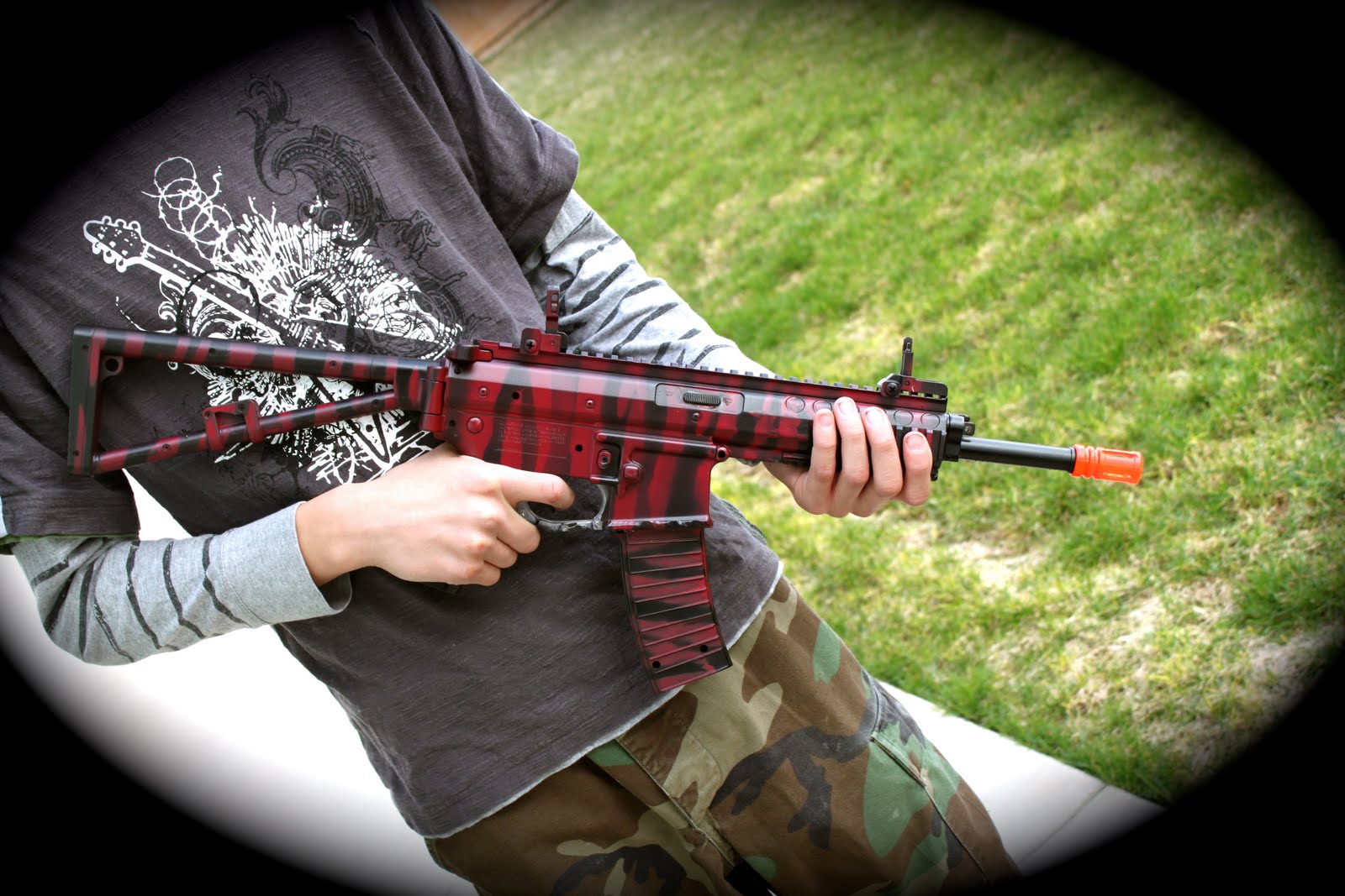 Rasmussen Reflections Jaron's Air Soft Gun Paint Job!