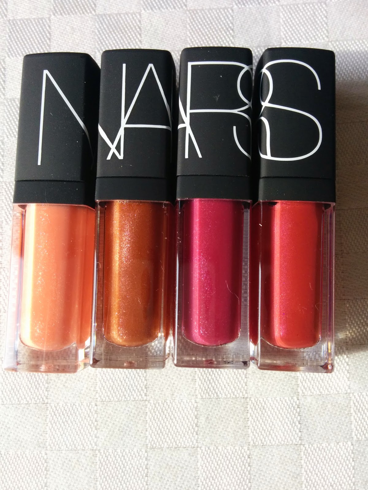 I'm Not a Beauty Guru NARS Tech Fashion Lip Gloss Set Mini Review and Swatches