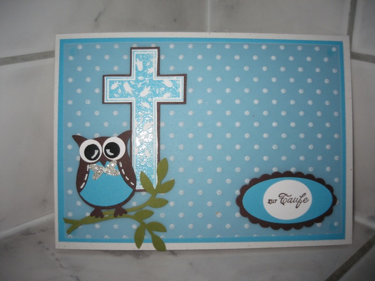 Basteln mit Lilli: Karte zur Taufe Basteln mit Lilli: Karte zur Taufe