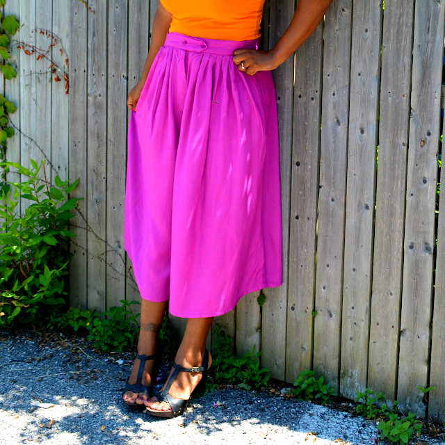thrift and style summer culottes