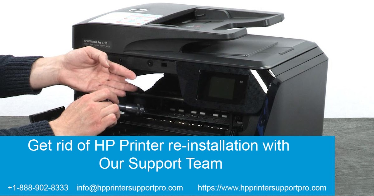 Get rid of HP printer re-installation with our support team